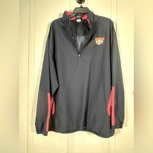 Cooperstown Dreams Park Navy Blue Windbreaker Jacket Men's Size  2XL EUC